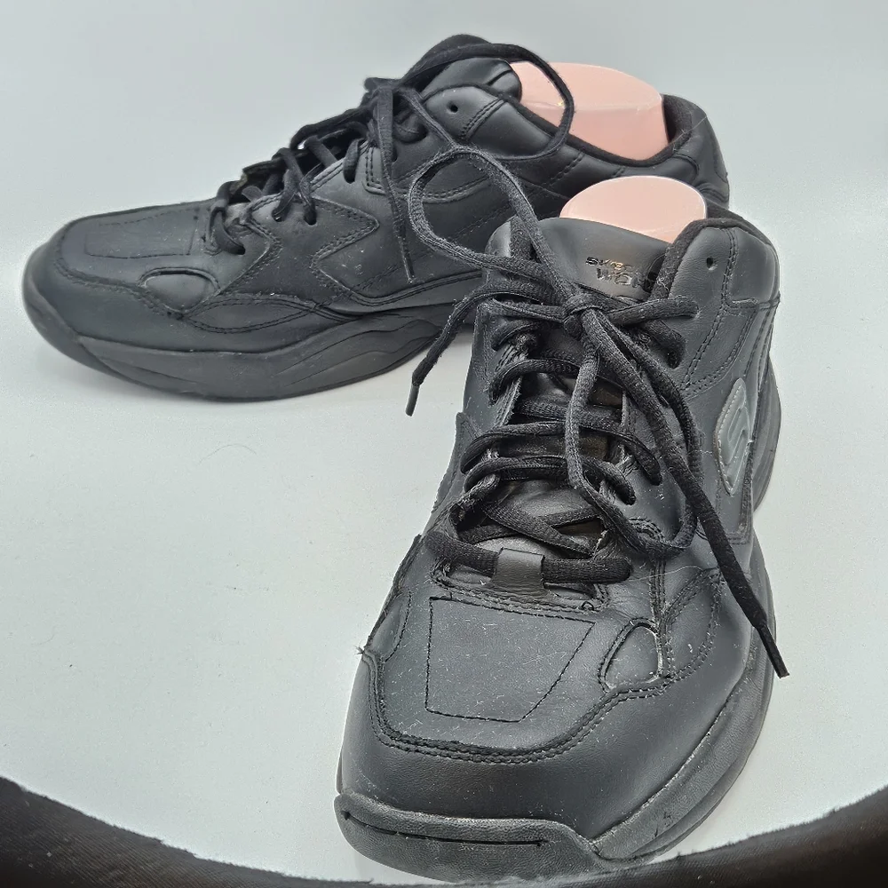 Sketchers  slip resistant  leather work shoes size 11.5 - Picture 14 of 15